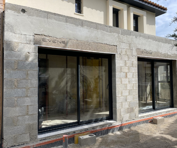 Une extension maçonnée sur mesure